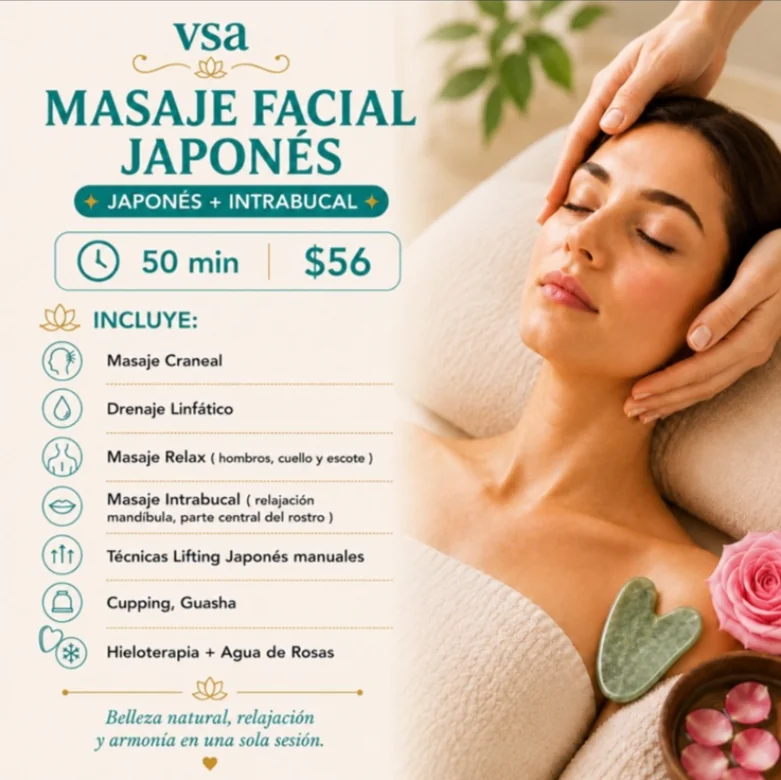 Masaje Facial Japonés + Intrabucal