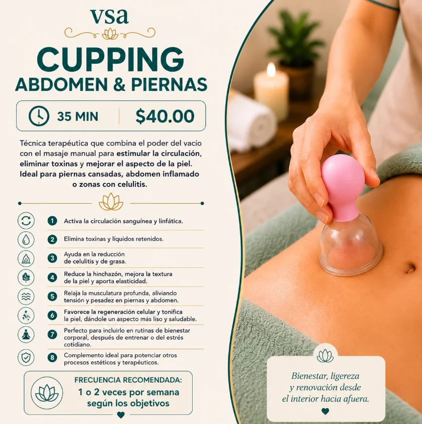 Cupping Abdomen & Piernas