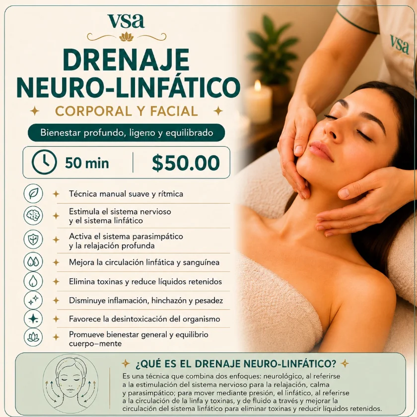 Drenaje Neuro-Linfático — Corporal y Facial